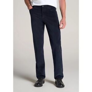 NWT John Varvatos USA Bowery Slim Straight Corduroy Jeans Dark Navy Blue Size 31